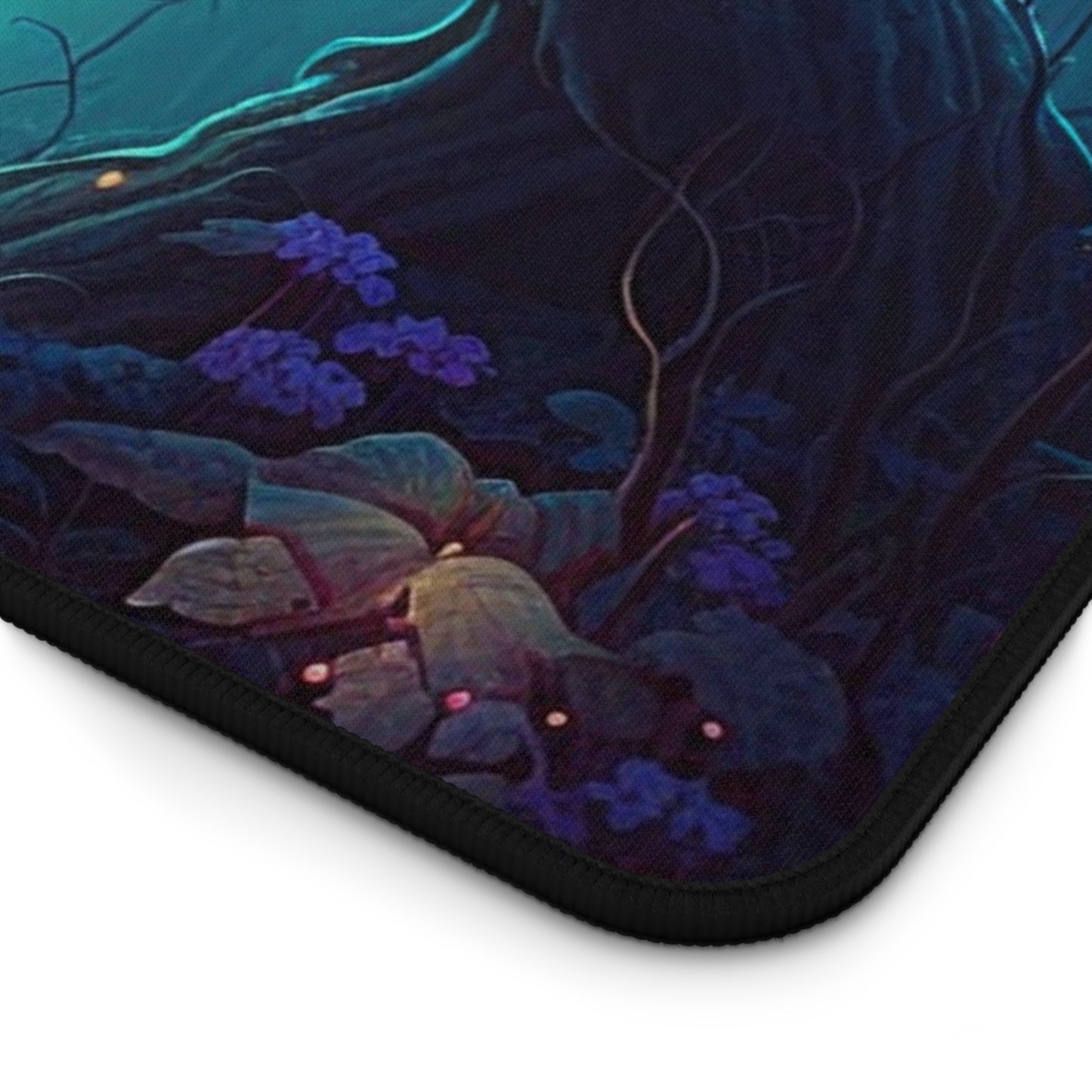 Close up of Enchanted Forest Gaming Mat/Mousepad imaging