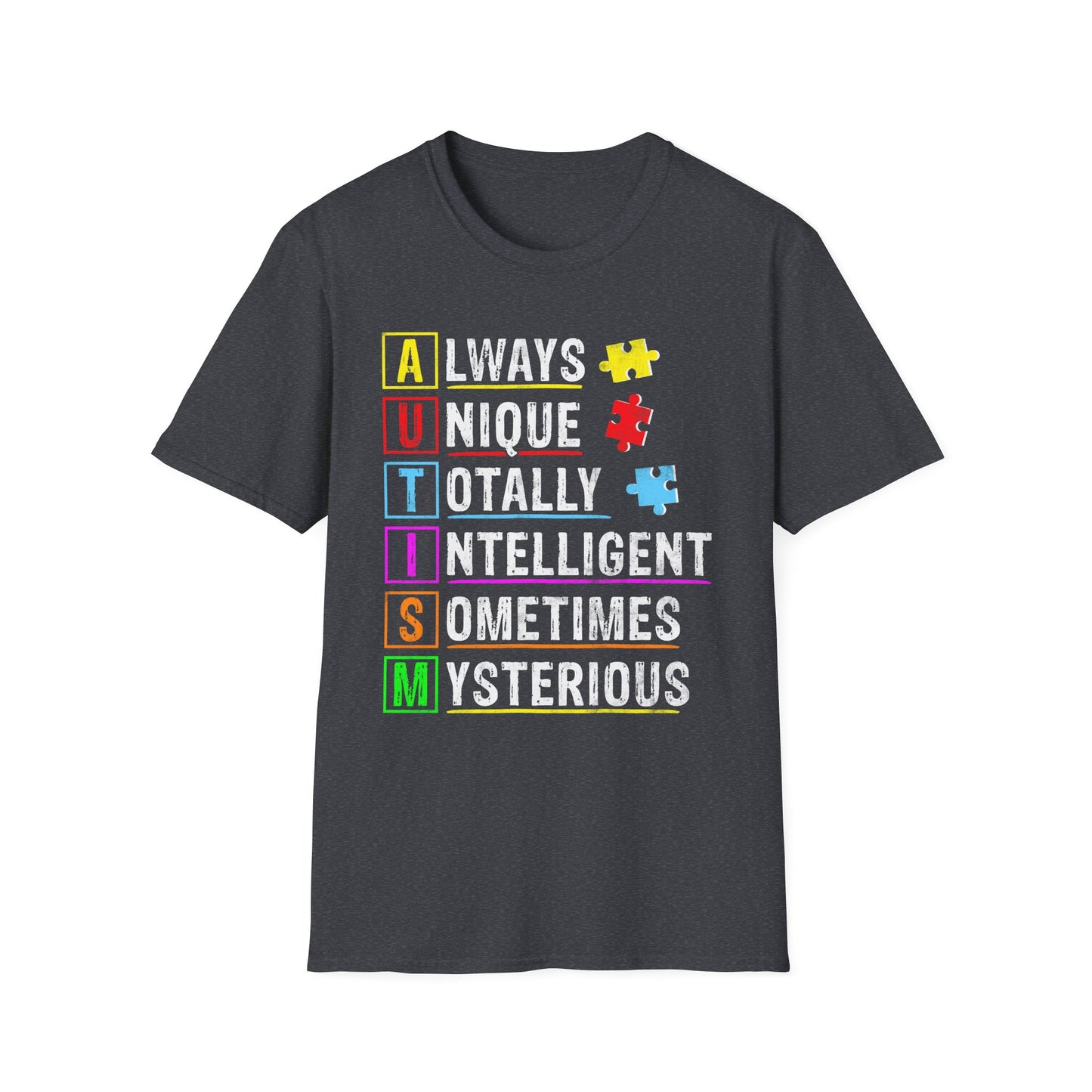 Autism Awareness Puzzle T-Shirt – Unisex Inspirational Tee for All Ages