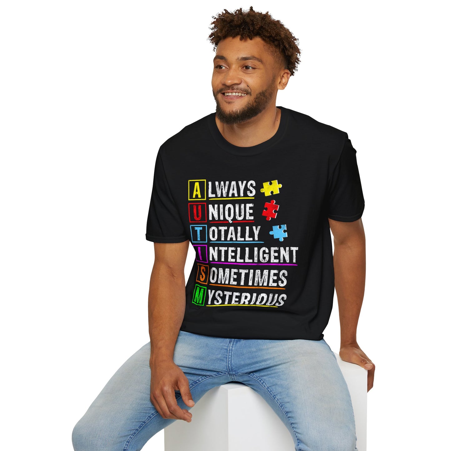 Autism Awareness Puzzle T-Shirt – Unisex Inspirational Tee for All Ages