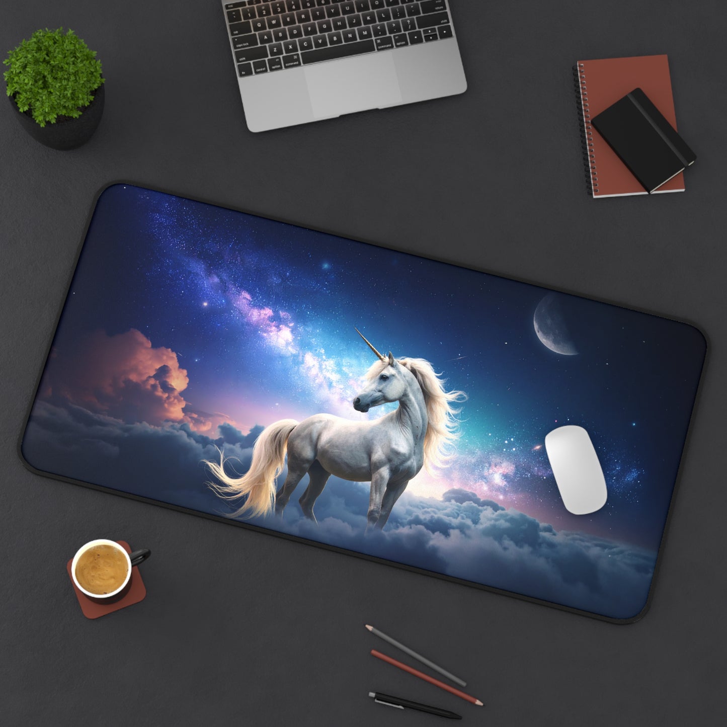 Magical Unicorn Desk Mat – Cute Fantasy Decor for Office or Gaming