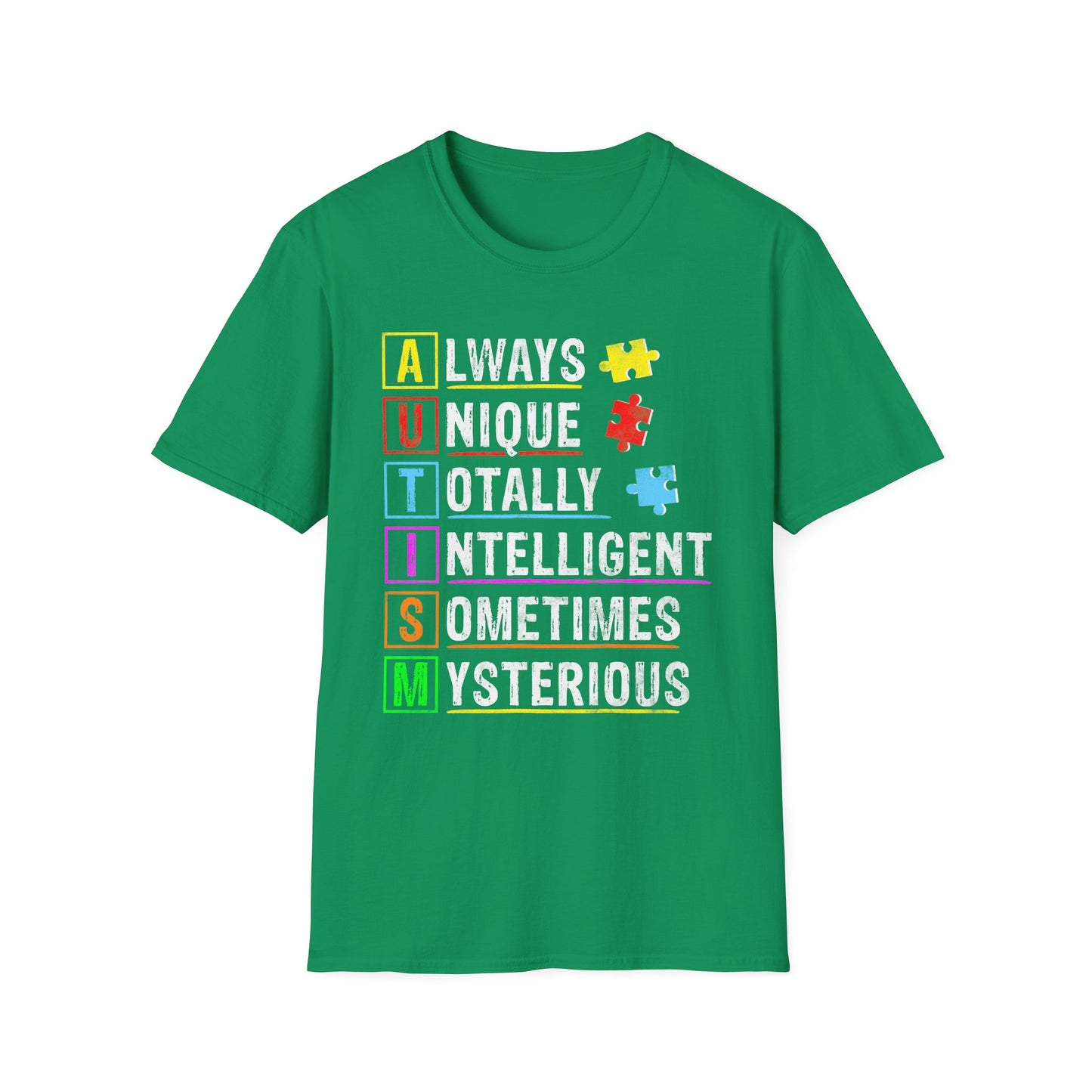 Autism Awareness Puzzle T-Shirt – Unisex Inspirational Tee for All Ages