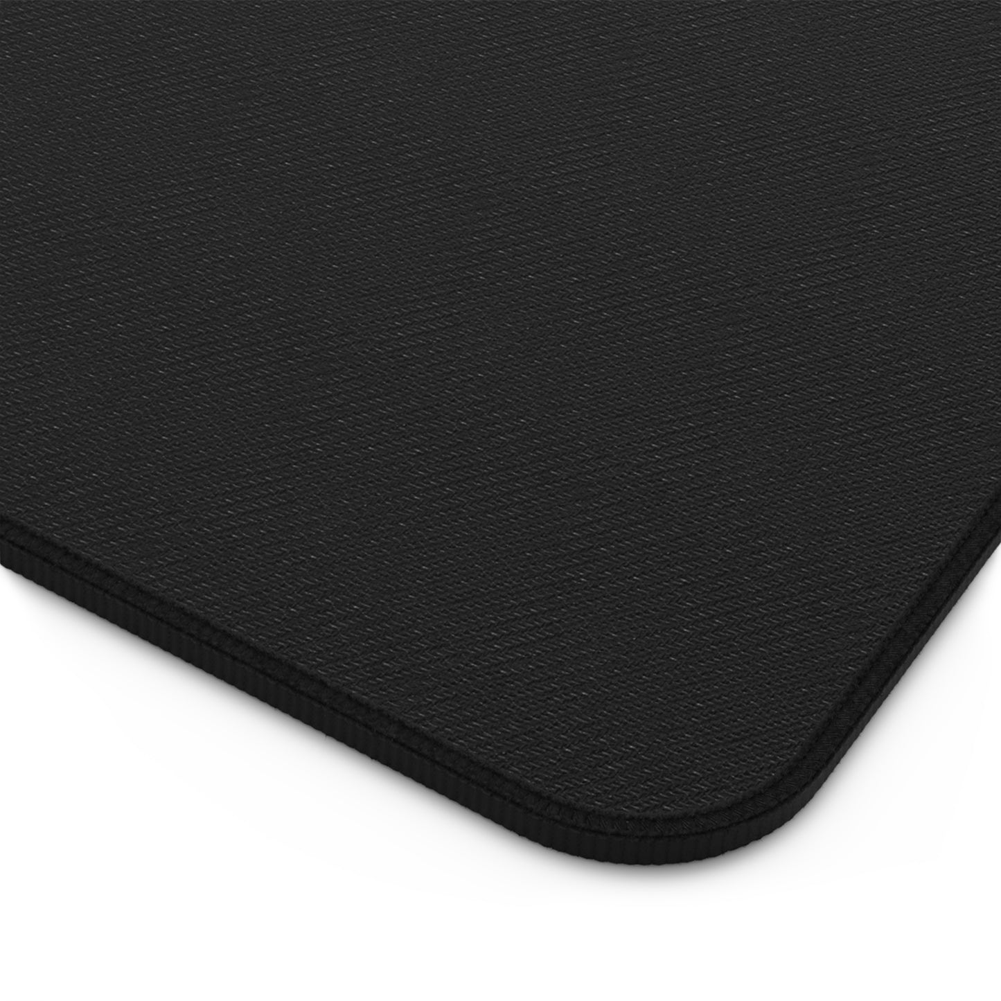 Rubber non-slip backing on gaming mat/mousepad
