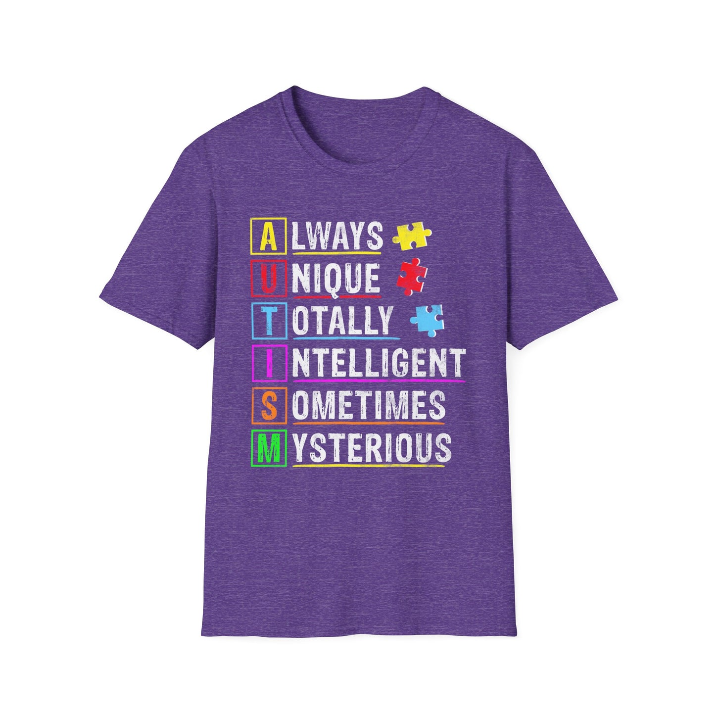 Autism Awareness Puzzle T-Shirt – Unisex Inspirational Tee for All Ages