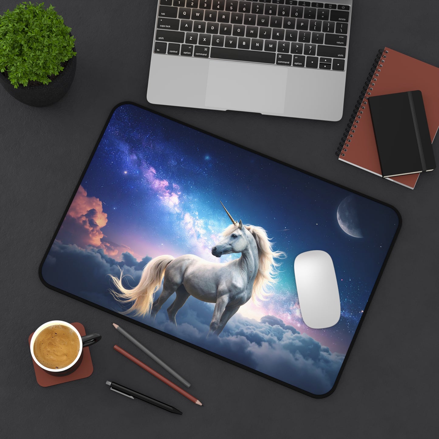 Magical Unicorn Desk Mat – Cute Fantasy Decor for Office or Gaming