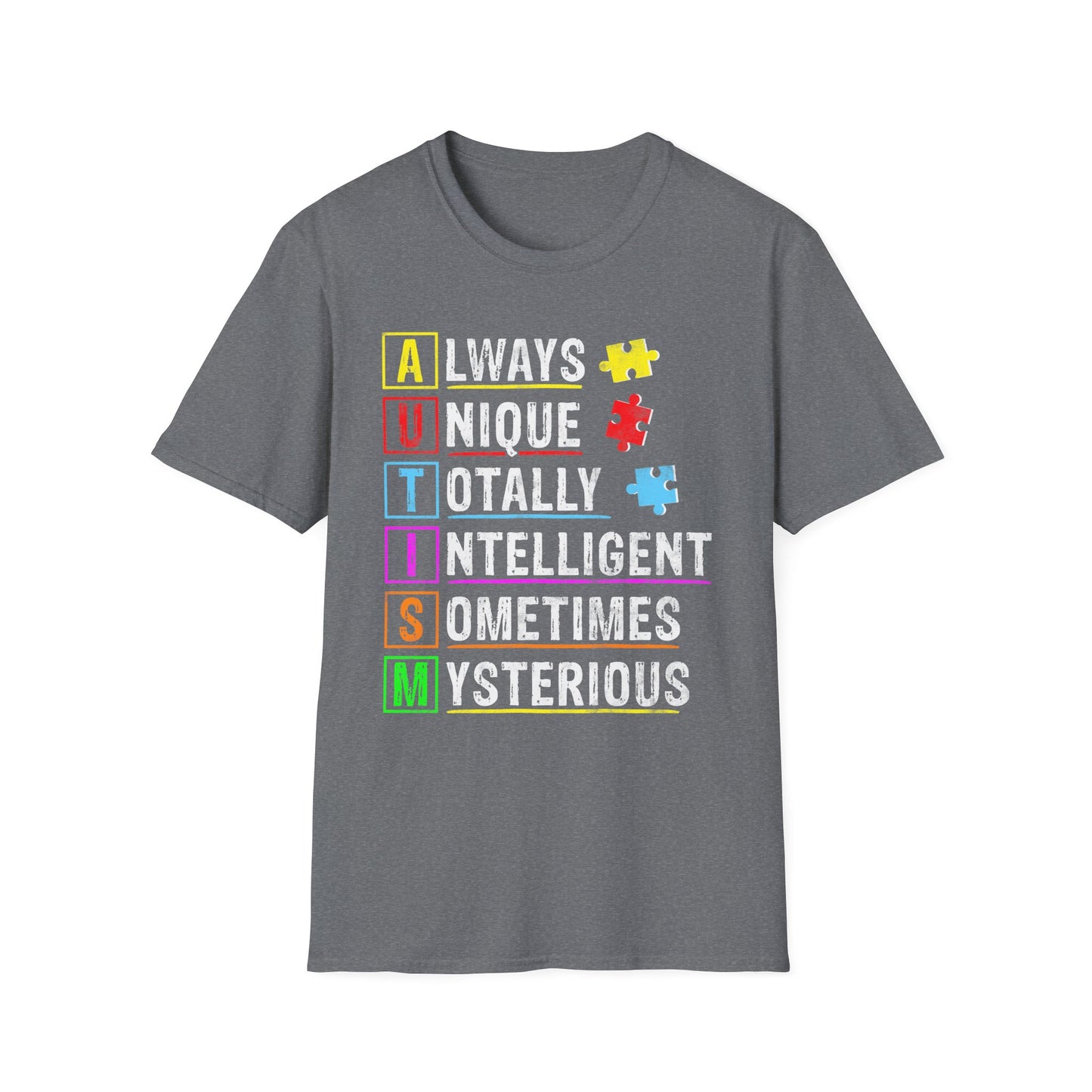 Autism Awareness Puzzle T-Shirt – Unisex Inspirational Tee for All Ages