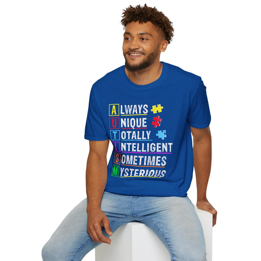 Autism Awareness Puzzle T-Shirt – Unisex Inspirational Tee for All Ages