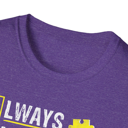 Autism Awareness Puzzle T-Shirt – Unisex Inspirational Tee for All Ages