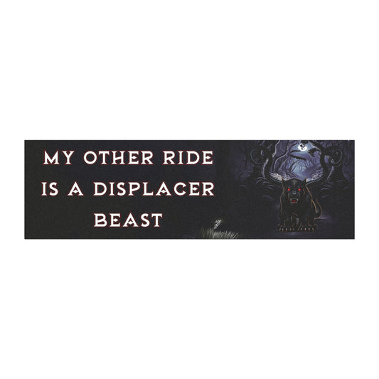 Displacer Beast Car Magnet – Funny DnD Gift for Fantasy Gamers