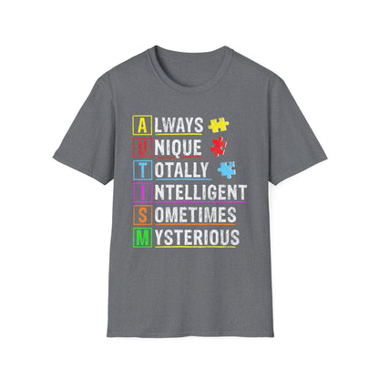 Autism Awareness Puzzle T-Shirt – Unisex Inspirational Tee for All Ages