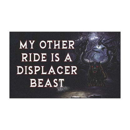 Displacer Beast Car Magnet – Funny DnD Gift for Fantasy Gamers